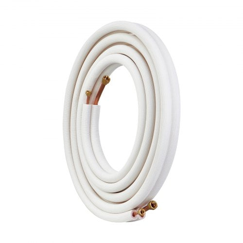 25FT Mini Split Line Set 38 58 OD Copper Pipes Tubing and TripleLayer Insulation