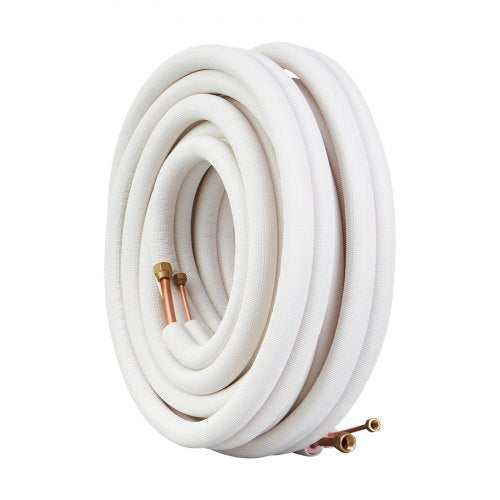 50FT Mini Split Line Set 14 12 OD Copper Pipes Tubing and TripleLayer Insulation