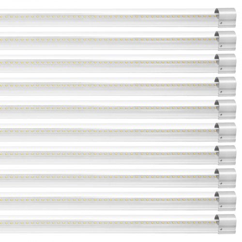 10 Pack LED Shop Light 4 FT 40W Linkable Shop Light Fixture 6500 LM