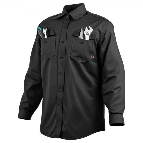 Flame Resistant Welding Jacket 7oz FR Shirts for Men Machine Washable