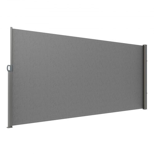 Retractable Side Awning 71x 138 Outdoor Privacy Screen 180g Polyester