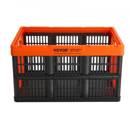 Plastic Collapsible Storage Basket 45L 3 Packs Folding Stackable Storage