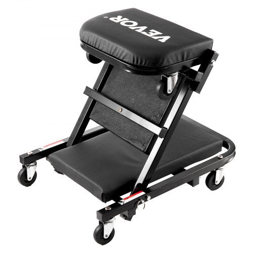Foldable Z Garage Creeper 40 in 450 lbs Load Capacity Rolling Folding