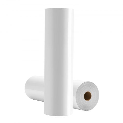 Heat Transfer Vinyl 12 in x 70 ft Glossy White HTV Iron on Vinyl Roll