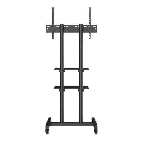 Mobile TV Stand Mobile TV Cart for 32 to 70 inch TVs Height Adjustable