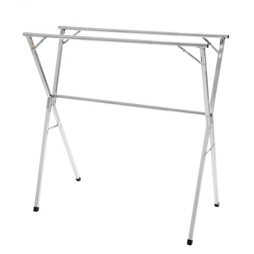 Clothes Drying Rack 2Tier Telescopic Laundry Dryer Rack Stainless Steel
