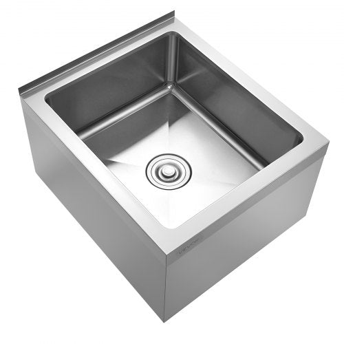 Stainless Steel Floor Mop Sink 22 x 19 x 12 in 304 Stainless Steel