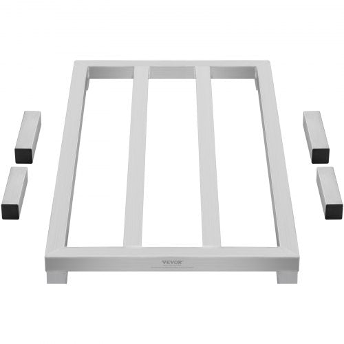 Aluminum Dunnage Rack Stationary Dunnage Rack 36” x 20” x 8” Storage Rack –