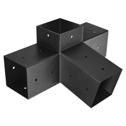 Pergola Kit 4x4 Inch 4Way Slanted Bracket for 35x35 Inch Wood Beams in Actual