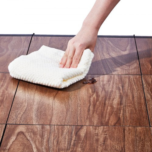 Dance Floor Tiles 124 x 12.4 in 25 Piece Interlocking Dance Flooring