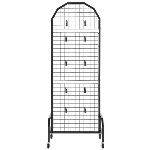 2 Packs Grid Wall Panels 19 x 5.4 ft Wire Grid Panels Display Rack