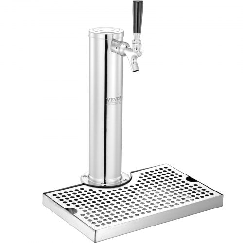 Kegerator Tower Kit Single Tap Beer Conversion Kit Stainless Steel Keg