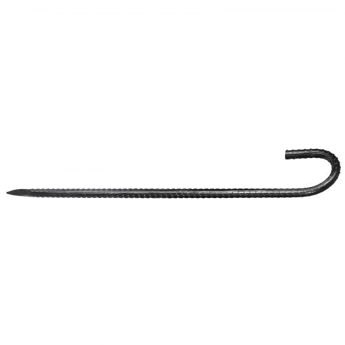 Rebar Stakes 16Inch HeavyDuty4 in Diameter J Hook Galvanized Steel 1