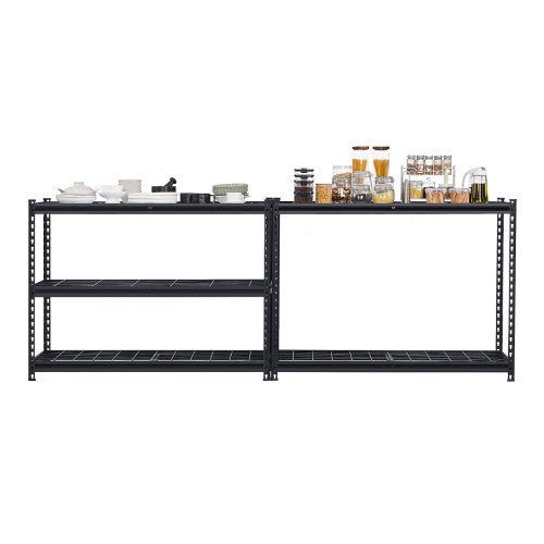 Storage Shelves 3000 lbs 5 Tier Heavy Duty Garage Shelving 20 D x 48 W