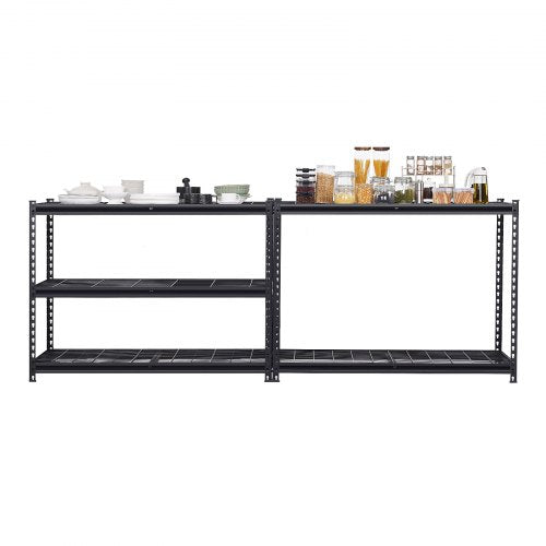 Storage Shelves 3000 lbs 5 Tier Heavy Duty Garage Shelving 24 D x 48 W