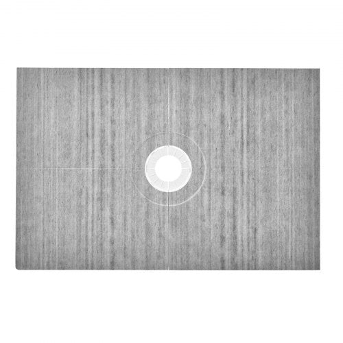 Shower Curb Kit 48x72 Shower Pan Kit with 63 Central Drain Lightweight