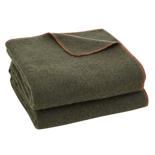 Wool Camping Blanket Large Warm Stadium Blanket Waterproof Windproof