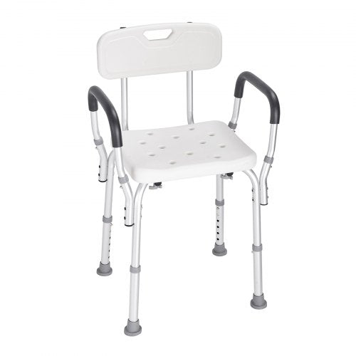 Shower Chair Shower Seat with Back Adjustable Height Shower Stool Shower