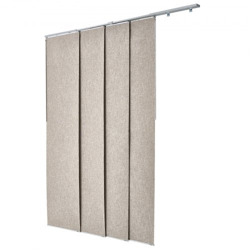 Panel Track Blinds Extendable Track from 45.8 in to 86 in W Trimmable