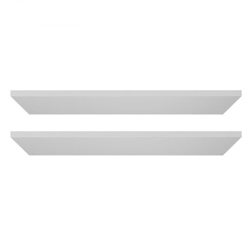 Melamine Shelves 2 Piece Wooden Cabinet Shelves Cut to Size for Closet