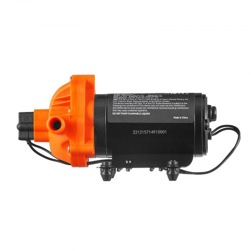 Water Diaphragm Pump 110V AC 33 GPM Flow 45 PSI Rated Pressure 4080