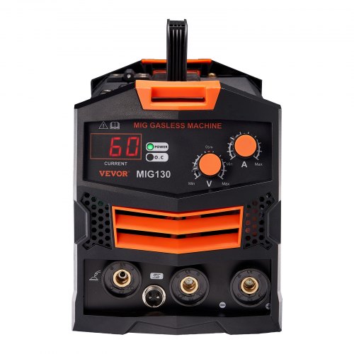 MIG Welder 130Amp Synergic Mig Welding Machine 110V Gasless Flux Core