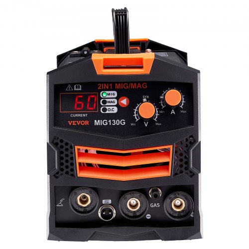 MIG Welder 130A Synergic Mig Welding Machine 2in1 Gas MIGGasless Flux
