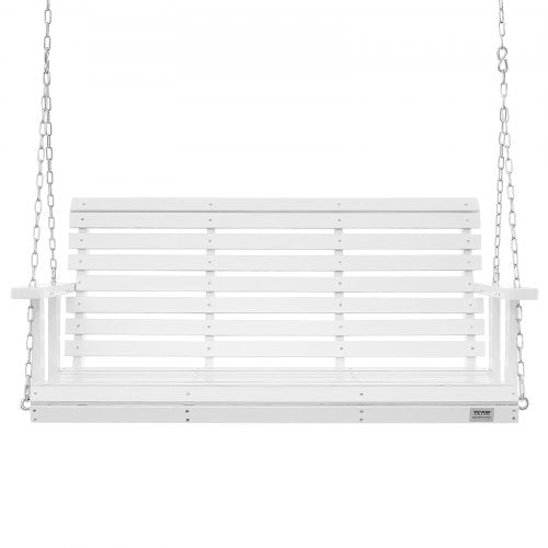 Wooden Porch Swing 4.5 ft Patio bench swing for Courtyard Garden