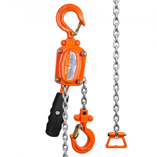Manual Lever Chain Hoist 14 Ton 550 lbs Capacity 10 FT Come Along G80
