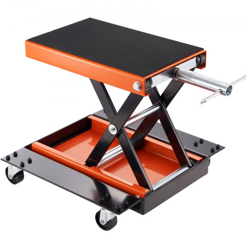 Motorcycle Lift 1100 LBS Motorcycle Lift ATV Scissor Lift Jack with Dolly
