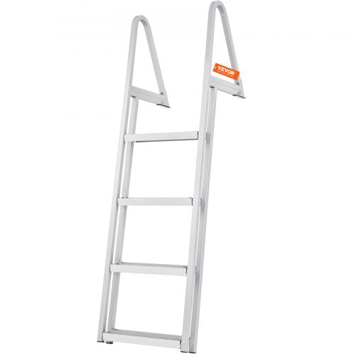 Dock Ladder Removable 4 Steps 350 lbs Load Capacity Aluminum Alloy