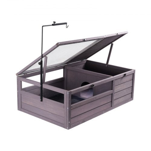 Tortoise Habitat Wooden Tortoise House Indoor Outdoor Tortoise Enclosure