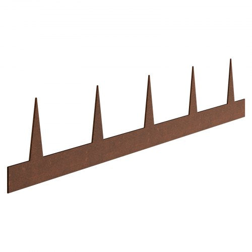 Steel Landscape Edging 10 Packs 40 x 4.5 in WeatherResistant PreRust