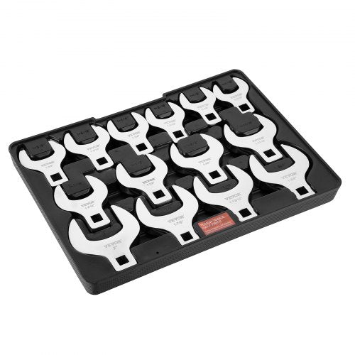 Crowfoot Wrench Set 12 Drive 14Piece SAE 1116 – 2 Crows Foot