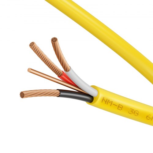 NMB Wire 6AWG3C NonMettalic Residential Indoor Electrical Wire with Ground
