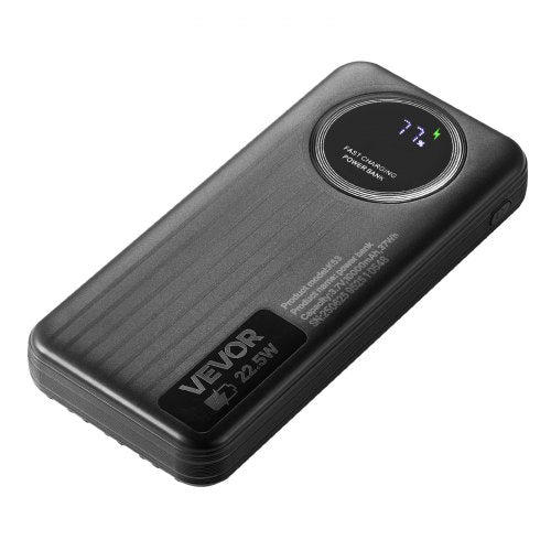 Portable Charger with Builtin Cables 10000 mAh Travel Battery Pack