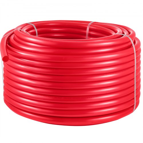 58 Inch x 500Ft PEX Tubing Oxygen Barrier O2 EVOH PexB Red Radiant Floor