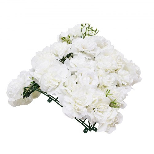 3D Flower Wall Panel 24 PCS 15 x 15 inch Artificial Floral Wall Background