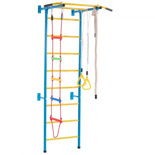 Indoor Jungle Gym for Toddlers 5in1 Climbing Playset with Carbon Steel