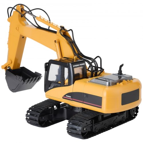 Remote Control Excavator Toy 15 Channel 3 in 1 Remote Control Digger with Metal