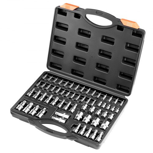 Torx Bit Socket and External Torx Socket Set 60Piece T6T70 TT6TT70