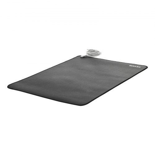 Grounding Mat 24 x 16 in AntiSlip PU Leather Earthing Mat 2 Packs with 15 ft