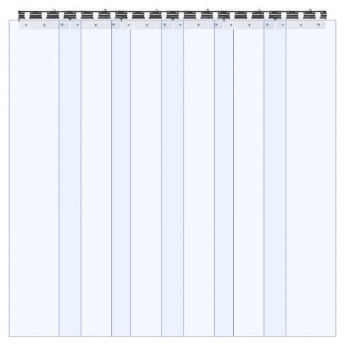 Clear PVC Strip Curtain 84 in Height x 36 in Width x08 in Thickness 6