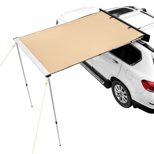 Car Side Awning Large 66 x 82 Shade Coverage Vehicle Awning PU3000mm