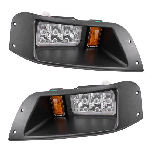 Golf Cart Light Kit 12V LED Headlight and Taillight Kit with Wiring