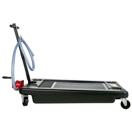 Portable Oil Drain Pan with Pump 64L Oil Drain Pan 17 Gallon Low Profile Oil