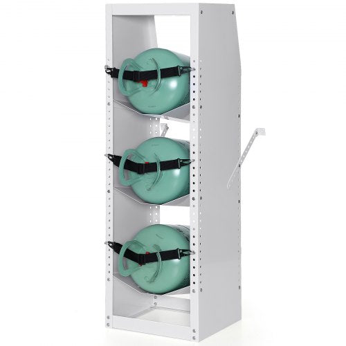 Refrigerant Tank Rack with 3 x 3050lb Bottle Tanks Cylinder Tank Rack