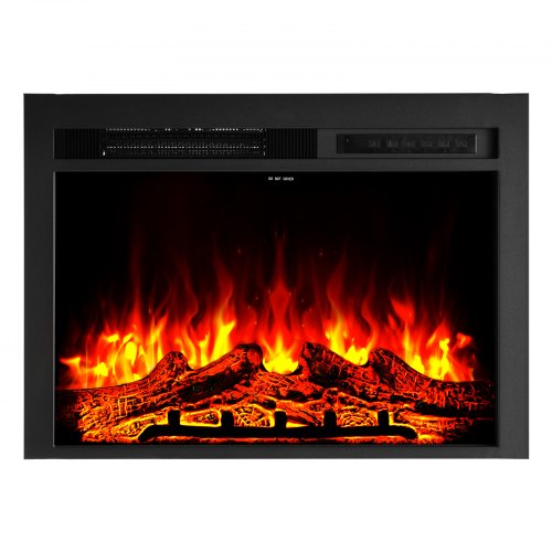 Electric Fireplace Insert 28.5 inch Recessed and Wall Mounted with Adjustable