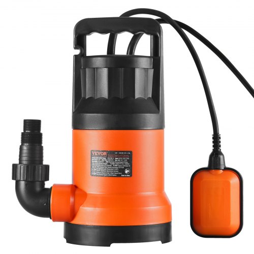 Utility Pump 1 HP 4000 GPH High Flow 31 ft Head Sump Pump Submersible