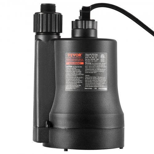 Utility Pump 13 HP 2450 GPH High Flow 30 ft Head Sump Pump Submersible